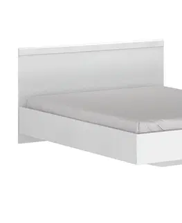 Postele KONDELA Lindy manželská posteľ 160x200 cm biela