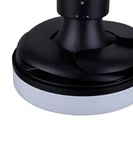 Stropné ventilátory so svetlom Beacon Lighting Stropný ventilátor Fanaway Orbit LED lampa, čierna
