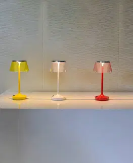 Stolové lampy Aluminor Aluminor La Petite Lampe stolná LED lampa, červená