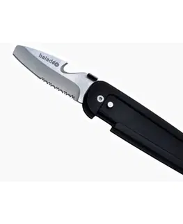 Outdoorové nože Záchranársky nôž Baldéo ECO180 No Limit, čierny
