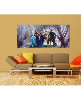 Tapety Detská fototapeta Ľadové kráľovstvo, 202 x 90 cm