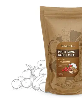 Zdravé potraviny Protein & Co. Proteínové kaše s chia 1 600 g – 9 príchutí Zvoľ príchuť: Čokoláda s vlašským orechom