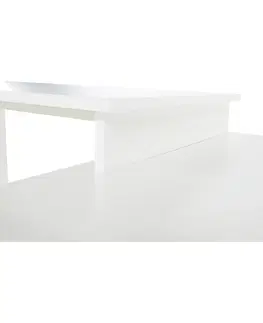 PC stolíky Písací stôl DALTON 2 NEW VE 02 Tempo Kondela Biela / sivá