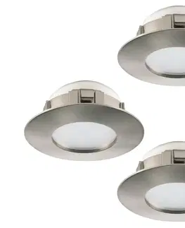 LED osvetlenie Eglo Eglo 95816 - SADA 3x LED podhľadové svietidlo PINEDA 1xLED/6W/230V 