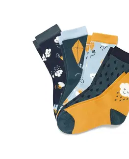 Socks Detské ponožky, 5 párov, bridlicovomodré
