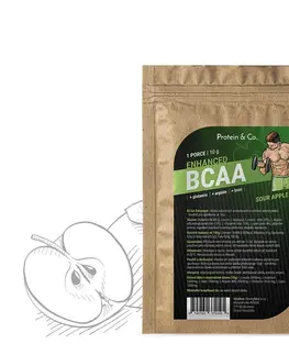 Športová výživa Protein & Co. BCAA ENHANCED – 10 g PRÍCHUŤ: Sour apple