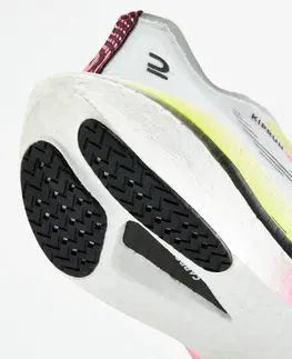 dámske tenisky Dámska bežecká obuv Kiprun KD900X s karbónovým plátom biela