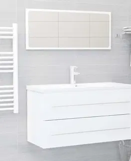 Kúpeľňové skrinky Skrinka pod umývadlo 90 cm Dekorhome Dub sonoma