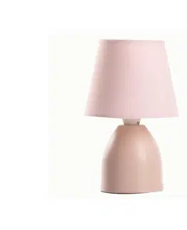 Lampy ONLI ONLI - Stolná lampa NANO 1xE14/6W/230V ružová 19 cm 