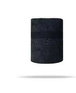 Športové uteráky GymBeam Športový uterák z mikrovlákna Medium Black