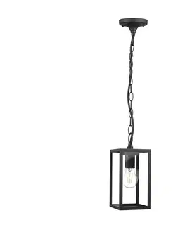 Záhradné lampy  Vonkajší luster MALMO 1xE27/15W/230V čierna 