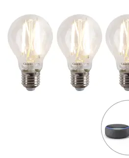 Ziarovky Sada 3 smart E27 stmievateľných LED svietidiel A60 7W 806 lm 1800-3000K