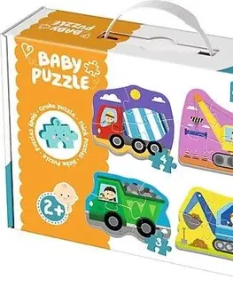 Hračky puzzle TREFL - Puzzle baby classic stavebné stroje