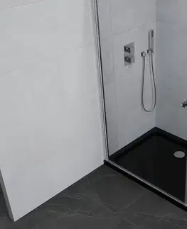 Vane MEXEN/S - Pretória sprchovací kút 90x80, transparent, chróm + sprchová vanička vrátane sifónu 852-090-080-01-00-4070