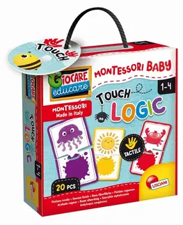 Hračky spoločenské hry pre deti LISCIANIGIOCH - Montessori Baby Touch - Logika
