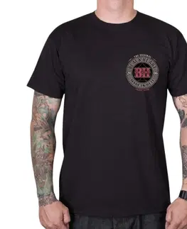 Pánske tričká Tričko BLACK HEART Ember čierna - XL