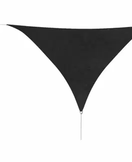Stínící textilie Plachta proti slnku oxfordská látka trojuholník 3,6 x 3,6 x 3,6 m Dekorhome Krémová