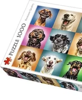 Hračky puzzle TREFL - Puzzle Funny dogs 1000, výrobca Trefl.