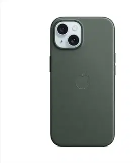 Puzdrá na mobilné telefóny Apple iPhone 15 Plus FineWoven Case with MagSafe - Evergreen MT4F3ZMA
