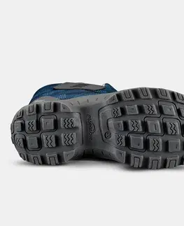 turistická obuv Detské hrejivé a nepremokavé čižmy na turistiku SH100 X-Warm do snehu veľkosť 24-38