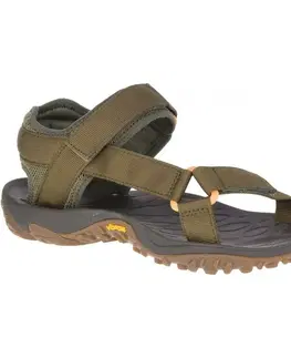 Pánska obuv Pánske sandále Merrel l Kahuna Web brown 11 UK