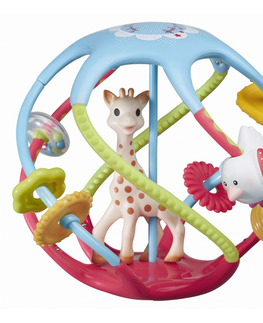Náučné hračky VULLI - Zábavná lopta žirafa Sophie