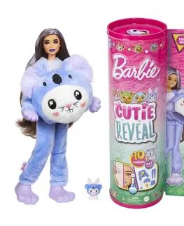 Hračky bábiky MATTEL - Barbie Cutie Reveal Barbie V Kostýme - Zajačik Vo Fialovom Kostýme Koaly
