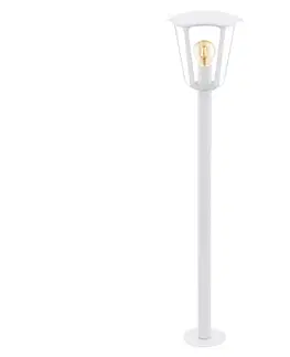 Záhradné lampy Eglo Eglo 98118 - Vonkajšia lampa MONREALE 1xE27/60W/230V IP44 výška 995 biela 