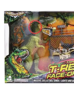 Hračky - figprky zvierat WIKY - Jurassic Clash Dino súboj T-REX 32 cm