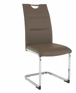 Stoličky Jedálenská stolička, hnedá, TOSENA