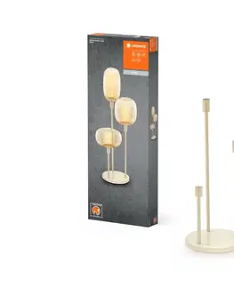 Lampy Ledvance Ledvance - Stojacia lampa DECOR STICK 3xE27/40W/230V béžová/zlatá 
