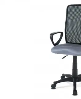 Kancelárske stoličky Kancelárska stolička KA-B047 Autronic Sivá