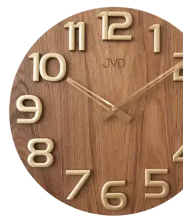 Hodiny Nástenné hodiny drevené JVD HT97.5, 40cm