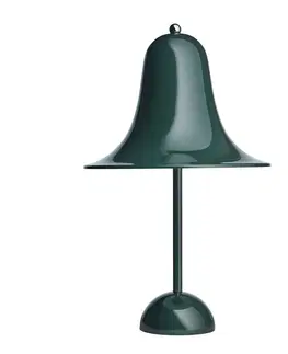Stolové lampy Verpan VERPAN Pantop stolová lampa tmavozelená