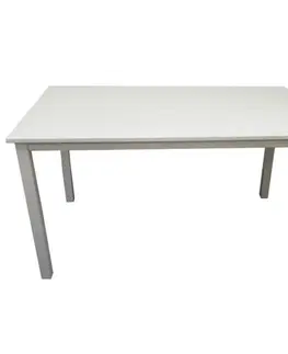 Jedálenské stoly KONDELA Astro 110 New jedálenský stôl biela