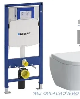 Kúpeľňa GEBERIT Duofix bez tlačidla + WC LAUFEN PRO RIMLESS + SEDADLO 111.300.00.5 LP1