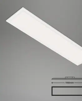 SmartHome stropné svietidlá Briloner LED stropné svietidlo Piatto S stmievateľné CCT biele 100x25cm