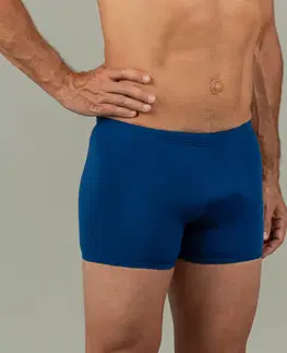 plávanie Pánske boxerkové plavky Boost modro-oranžové