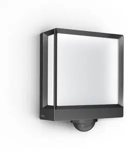 Vonkajšie nástenné svietidlá so senzorom STEINEL STEINEL L40 SC LED svietidlo snímač antracitová