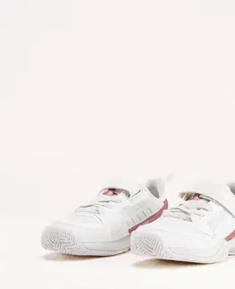 detské tenisky Detská obuv na tenis TS500 suchý zips Shine