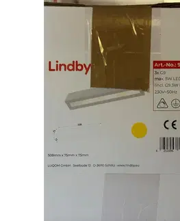 Svietidlá Lindby Lindby - LED Nástenné svietidlo TJADA 3xG9/3W/230V 