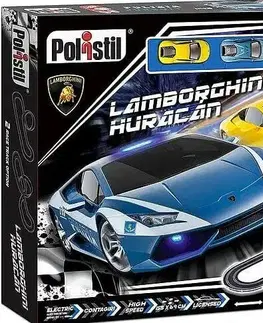 Hračky - autodráhy a garáže pre autíčka POLISTIL - Autodráha 960321 Lamborghini Huracan