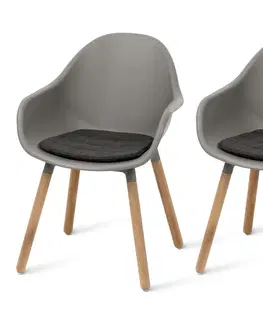 Outdoor Chairs Škrupinové stoličky, 2 ks