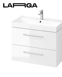 Kúpeľňa CERSANIT - SET B660 LARGA 80, biela (skrinka + umývadlo) S801-438