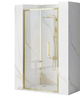 Sprchovacie kúty REA - Sprchové dvere skladacie Rapid Fold 80 zlaté REA-K4128