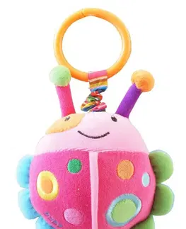 Plyšové hračky BABY MIX - Detská plyšová hračka s vibráciou lienka