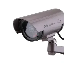 IP kamery  Maketa bezpečnostnej kamery 2xAA IP65 