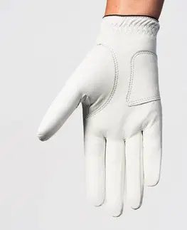 rukavice Dámska golfová rukavica Soft pre ľaváčky biela