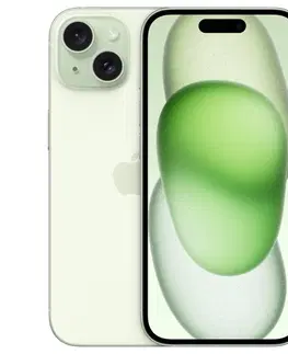 Mobilné telefóny Apple iPhone 15 128GB, zelená MTP53SXA