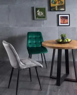 Kuchynské stoličky KIK jedálenská stolička, zelená